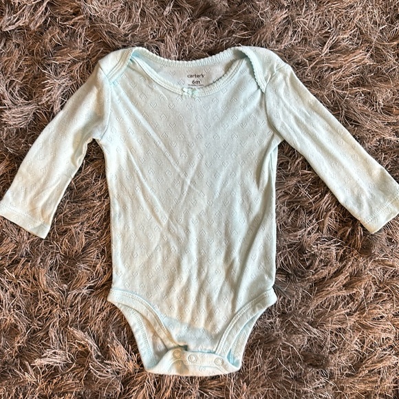 Carter's Baby Girls' Pointelle Long-Sleeve Bodysuits - Picture 5 of 6